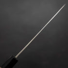 Petty Blue Steel #1 Stainless Clad Kurouchi Buffalo Magnolia Handle 150mm-[Musashi]-[Japanese-Kitchen-Knives]