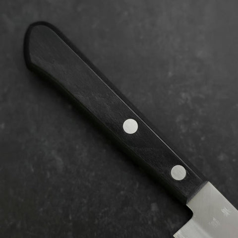 Petty Blue Steel #2 Polished Western Black Handle 150mm-[Musashi]-[Japanese-Kitchen-Knives]