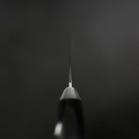 Petty Blue Steel #2 Tsuchime Stainless Clad Western Handle 135mm-[Musashi]-[Japanese-Kitchen-Knives]