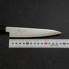 Petty Chromax Polished Buffalo Ebony Handle 150mm-[Musashi]-[Japanese-Kitchen-Knives]