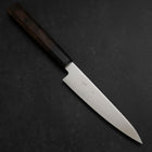 Petty Chromax Polished Buffalo Ebony Handle 150mm-[Musashi]-[Japanese-Kitchen-Knives]