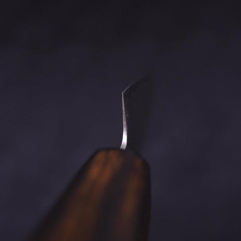 Petty Chromax Polished Sumi Urushi Handle 150mm-[Musashi]-[Japanese-Kitchen-Knives]