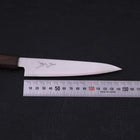 Petty Chromax Polished Sumi Urushi Handle 150mm-[Musashi]-[Japanese-Kitchen-Knives]