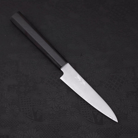 Petty HAP-40 Polished Buffalo Ebony Handle 120mm (4.7”)-[Musashi]-[Japanese-Kitchen-Knives]