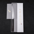 Petty HAP-40 Polished Buffalo Ebony Handle 150mm-[Musashi]-[Japanese-Kitchen-Knives]