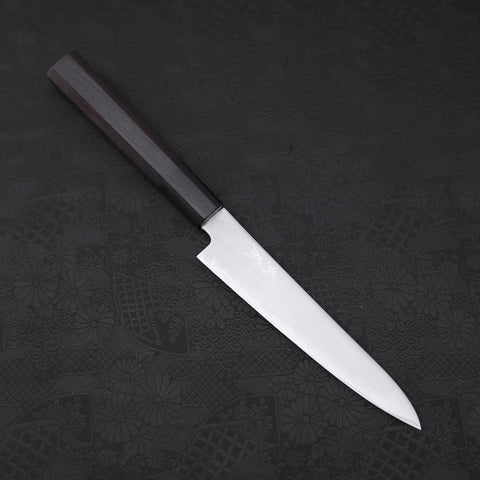 Petty HAP-40 Polished Buffalo Ebony Handle 150mm-[Musashi]-[Japanese-Kitchen-Knives]