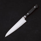 Petty Knife AUS-8 Polished Western Black Handle 120mm (4.7”)-[Musashi]-[Japanese-Kitchen-Knives]