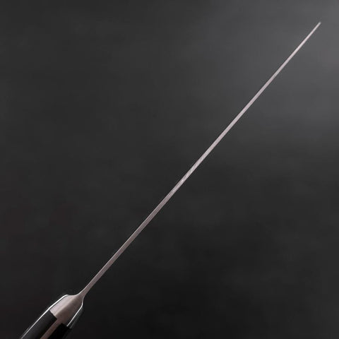 Petty Molybdenum Polished Dimples Western Black Handle 150mm (5.9”)-[Musashi]-[Japanese-Kitchen-Knives]