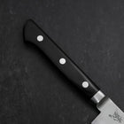 Petty Molybdenum Polished Western Black Handle 150mm-[Musashi]-[Japanese-Kitchen-Knives]
