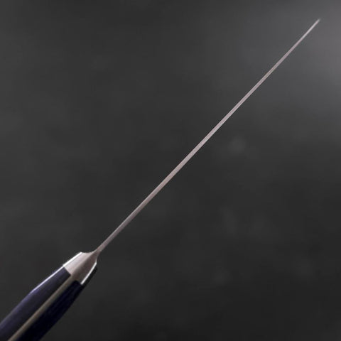 Petty Molybdenum Polished Western Blue Handle 120mm (4.7”)-[Musashi]-[Japanese-Kitchen-Knives]