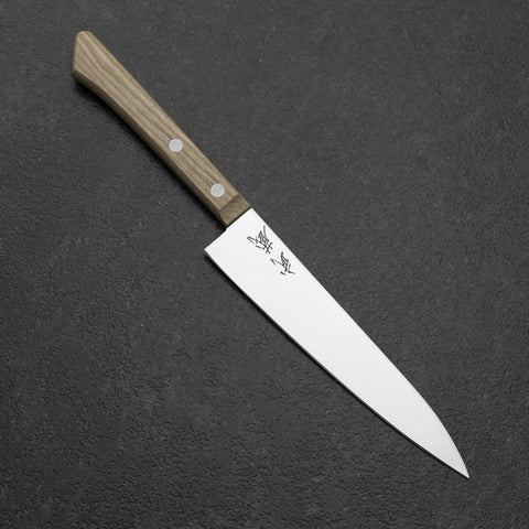 Petty Molybdenum Polished Western Magnolia Handle 135mm-[Musashi]-[Japanese-Kitchen-Knives]
