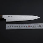 Petty SG-2 Damascus Western Golden Ebony Handle 155mm-[Musashi]-[Japanese-Kitchen-Knives]