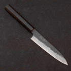 Petty SG-2 Kurouchi Tsuchime Buffalo Ebony Handle 150mm (5.9”)-[Musashi]-[Japanese-Kitchen-Knives]