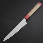 Petty SG-2 Polished Maple Red Handle 150mm-[Musashi]-[Japanese-Kitchen-Knives]