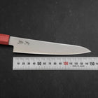 Petty SG-2 Polished Maple Red Handle 150mm-[Musashi]-[Japanese-Kitchen-Knives]