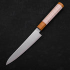 Petty SG-2 Polished Maple Yellow Handle 150mm-[Musashi]-[Japanese-Kitchen-Knives]