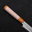 Petty SG-2 Polished Maple Yellow Handle 150mm-[Musashi]-[Japanese-Kitchen-Knives]