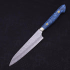 Petty SG-2 Tsuchime Turquoise Blue Handle 150mm-[Musashi]-[Japanese-Kitchen-Knives]
