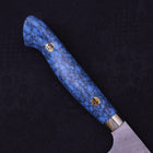 Petty SG-2 Tsuchime Turquoise Blue Handle 150mm-[Musashi]-[Japanese-Kitchen-Knives]