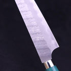 Petty SG-2 Tsuchime Turquoise Green Handle 150mm-[Musashi]-[Japanese-Kitchen-Knives]