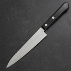 Petty SK Steel Polished Western Black Handle 150mm-[Musashi]-[Japanese-Kitchen-Knives]
