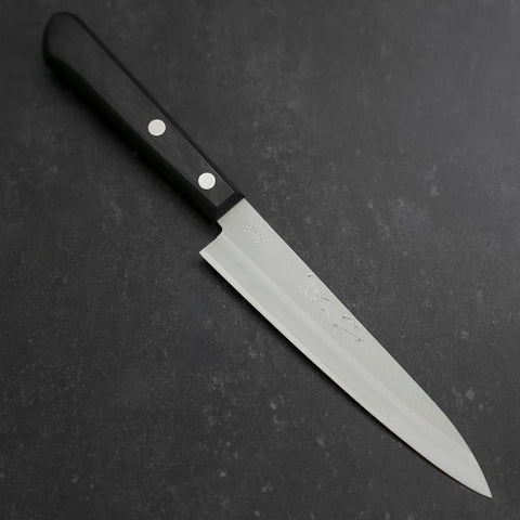 Petty SK Steel Polished Western Black Handle 150mm-[Musashi]-[Japanese-Kitchen-Knives]