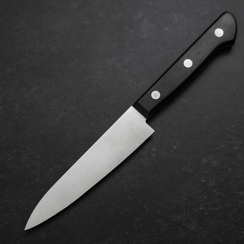 Petty SK Steel Polished Western Rosewood Brown Handle 120mm-[Musashi]-[Japanese-Kitchen-Knives]