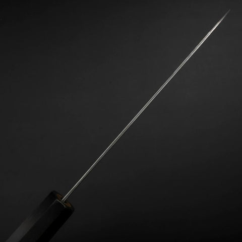 Petty SLD Black Damascus Ebony Handle 130mm-[Musashi]-[Japanese-Kitchen-Knives]