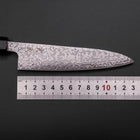 Petty SLD Black Damascus Ebony Handle 130mm-[Musashi]-[Japanese-Kitchen-Knives]