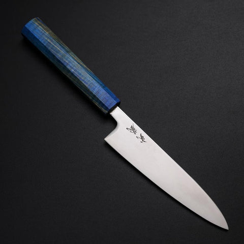 Petty SLD Mirror Shoreline Handle 130mm-[Musashi]-[Japanese-Kitchen-Knives]