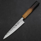 Petty SLD Nashiji Washi Yaki Urushi Handle 135mm-[Musashi]-[Japanese-Kitchen-Knives]