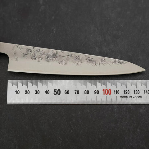Petty SLD Nashiji Washi Yaki Urushi Handle 135mm-[Musashi]-[Japanese-Kitchen-Knives]