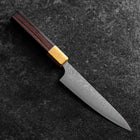 Petty SPG-Strix Damascus Shitan Handle 135mm (5.3”)-[Musashi]-[Japanese-Kitchen-Knives]