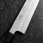 Petty Silver Steel #3 Nashiji Buffalo Cherry Handle 150mm (5.9”)-[Musashi]-[Japanese-Kitchen-Knives]