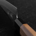Petty Silver Steel #3 Nashiji Buffalo Cherry Handle 150mm (5.9”)-[Musashi]-[Japanese-Kitchen-Knives]