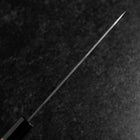Petty Silver Steel #3 Nashiji Buffalo Cherry Handle 150mm (5.9”)-[Musashi]-[Japanese-Kitchen-Knives]