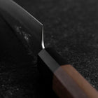 Petty Silver Steel #3 Nashiji Buffalo Walnut Handle 150mm (5.9”)-[Musashi]-[Japanese-Kitchen-Knives]