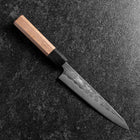 Petty Silver Steel #3 Nashiji Buffalo Walnut Handle 150mm (5.9”)-[Musashi]-[Japanese-Kitchen-Knives]