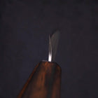 Petty Silver Steel #3 Nashiji Sumi Urushi Handle 135mm-[Musashi]-[Japanese-Kitchen-Knives]