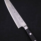 Petty Silver Steel #3 Nashiji Western Black Handle 135mm-[Musashi]-[Japanese-Kitchen-Knives]