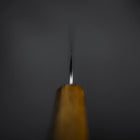 Petty Silver Steel #3 Nashiji Yaki Urushi Handle 135mm (5.3”)-[Musashi]-[Japanese-Kitchen-Knives]