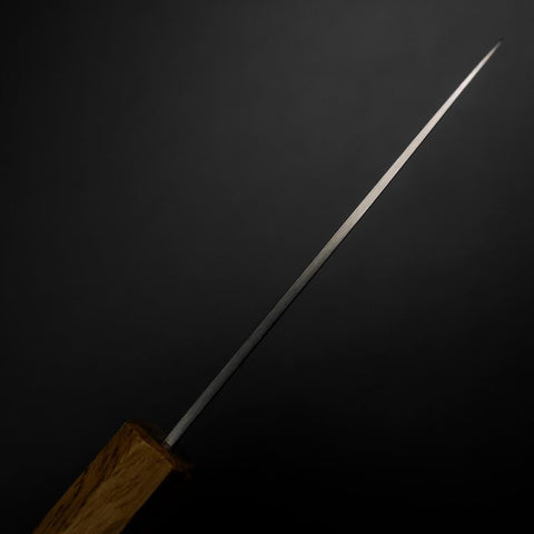 Petty Silver Steel #3 Polished Yaki Urushi Handle 80mm (3.1”)-[Musashi]-[Japanese-Kitchen-Knives]