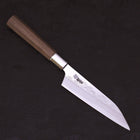 Petty Silver Steel #3 Walnut Hamachidori Handle 135mm-[Musashi]-[Japanese-Kitchen-Knives]