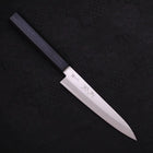 Petty Stainless Clad Blue Super Polished Dark Blue Handle 145mm-[Musashi]-[Japanese-Kitchen-Knives]