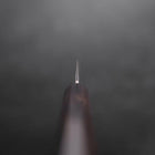 Petty Stainless Clad Blue Super Polished Ebony Handle 145mm-[Musashi]-[Japanese-Kitchen-Knives]