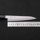 Petty Stainless Clad Blue Super Polished Shitan Handle 150mm (5.9”)-[Musashi]-[Japanese-Kitchen-Knives]