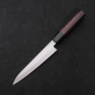 Petty Stainless Clad Blue Super Polished Shitan Handle 150mm-[Musashi]-[Japanese-Kitchen-Knives]