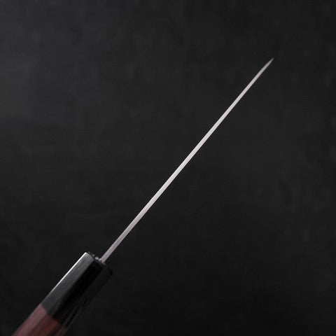 Petty Stainless Clad Blue Super Polished Shitan Handle 150mm-[Musashi]-[Japanese-Kitchen-Knives]