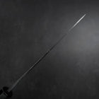 Petty V-Toku 2 Kurouchi Damascus Buffalo Ebony Handle 145mm-[Musashi]-[Japanese-Kitchen-Knives]