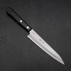 Petty VG-1 Polished Western Black Handle 145mm (Tsuba-nashi)-[Musashi]-[Japanese-Kitchen-Knives]